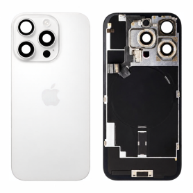 Vitre Arrière iPhone 16 Pro Titane Noir MagSafe | Etech-Parts