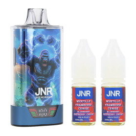 Vapoteuse E-Liquide Rechargeable - JNR GorillaX - 43K - Myrtille Framboise Cerise | prix professionnel