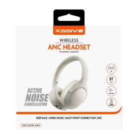 Casque Bluetooth Réduction de Bruit XSSIVE XSS-H11P - Violet - Son Immersif et Confort Optimal