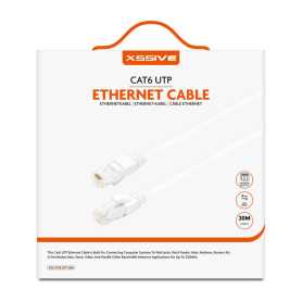 Câble Ethernet UTP Cat6 20M Xssive Blanc | Etech-Parts