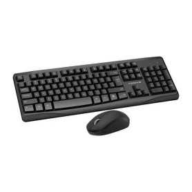 Set Souris et Clavier sans Fil XSSIVE XSS-KMSET1 QWERTY Noir - Performance et Élégance à Porter de Main