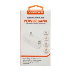Power Bank 5000mAh USB-C XSSIVE XSS-PB41CW - Blanc | Etech-Parts