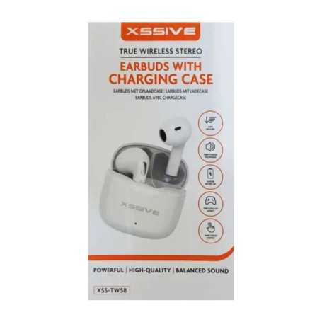 Earphones, Bluetooth Headphones - Wireless Earbuds XSSIVE XSS-TWS8W - White, wholesale price
