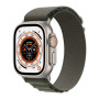 Apple Watch Ultra 49mm Titane Vert avec Bracelet Alpine Loop et Accessoires - Grade A - Connectivité Cellulaire et Style Élégant