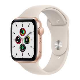 Apple Watch Series SE 44mm GPS + Cellular Gold Aluminum Smartwatch - Grade AB | Great Value & Stylish Band