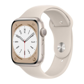 Achetez Apple Watch Séries 8 GPS 45mm Lumière Stellaire en Aluminium - Grade AB avec Boîte et Chargeur
