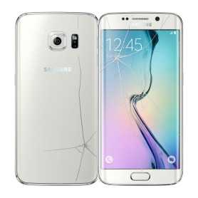 Buy Samsung Galaxy S6 EDGE SM-G925F 32GB White Glass Back Screen Damaged | Affordable Smartphone Deal
