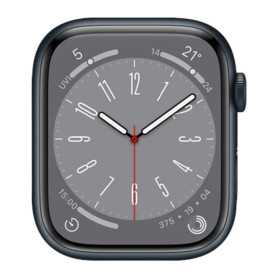 Apple Watch Series 8 GPS 41mm Aluminium Minuit - Grade AB, Sans Bracelet & Accessoires