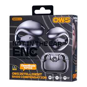 Remax OpenBuds P3 Progresax Series 300mAh Wireless Earphones - Premium White Metal Earbuds for Superior Sound