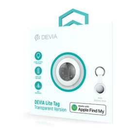 Localisateur d'Objet Transparent Devia Lite Tag - Compatible Apple Find My pour Une Recherche Facile
