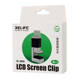 Lot de 4 Clips Fixation Écran LCD - RELIFE RL-008A | Etech-Parts