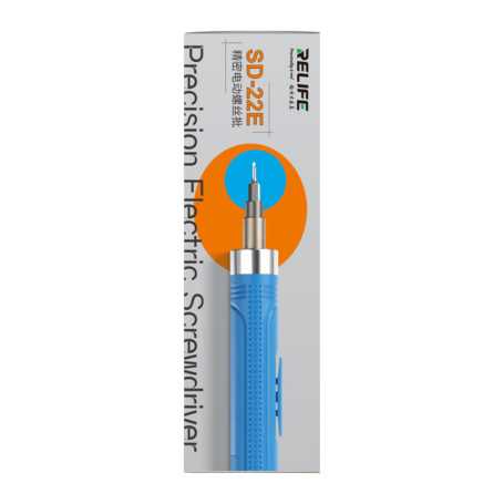 RELIFE SD-22E Precision Electric Screwdriver Blue – Enhance DIY Projects with Precision and Power