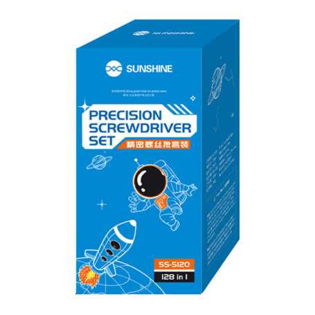 Kit Tournevis Précision 128 En 1 SUNSHINE SS-5120 | Etech-Parts