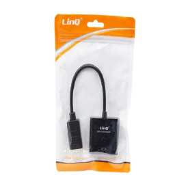 Adaptateur Displayport Mâle / VGA Femelle LinQ DPV8611