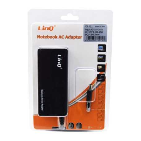 Chargeur Secteur PC DELL 45W / 19.5V 2.31A Embout 4.5*3mm LinQ DL45W