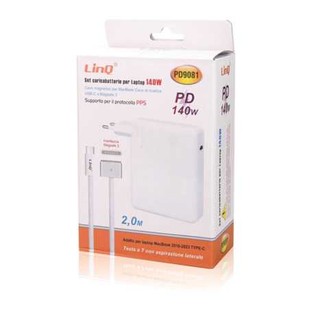 Kit Chargeur MacBook Magsafe 3 140W Linq PD9081 - Puissance et Performance Optimale