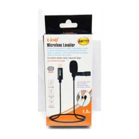 LinQ AM7777 Lightning Tie-microphone Cable High-Quality Audio Connection for iPhone & iPad