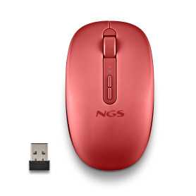 Souris Sans Fil Double Mode NGS FOG DUAL - Rouge | Etech-Parts