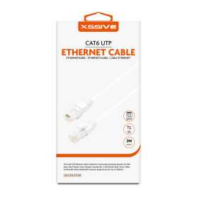 Câble Ethernet UTP Cat6 2M Xssive Blanc | Etech-Parts