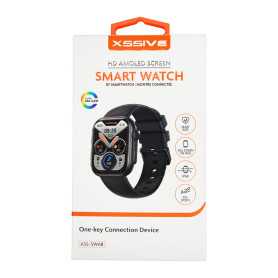 Achetez Montre Connectée AMOLED HD XSSIVE XSS-SW6B en Silicone - Noir | Technologie et Élégance