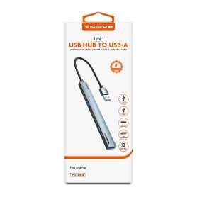Connectivity Hub, Port Expander - XSSIVE XSS-HUB14 7-in-1 USB HUB/USB-A Adapter, wholesale price