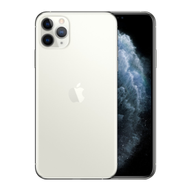 Vue arrière - iPhone 11 Pro Max 256 Go Argent - Grade AB