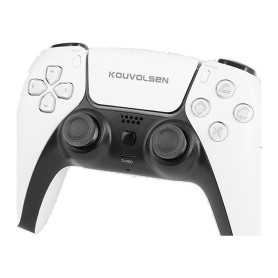 Manette Sans Fil Bluetooth PS4 KOUVOLSEN KOS-25016 Blanc