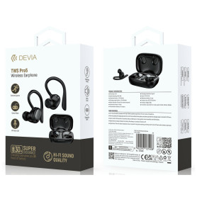 Bluetooth Wireless Earphones Devia TWS Pro5 EM422 - Black