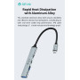 HUB Type-C 4 en 1 DEVIA- Lite1 USB3.0+USB2.0+TYPE-C*2