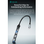 HUB Type-C 4 en 1 DEVIA- Lite1 USB3.0+USB2.0+TYPE-C*2