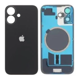 Dos, Coque - Vitre Arrière iPhone 16 Noir Avec MagSafe (Origine Demonté) - Grade B, prix de gros.