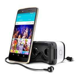 Smartphone, Téléphone - Alcatel Idol 4 6055K 16 Go Or avec Casque VR - Neuf, prix de gros.
