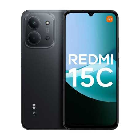 Smartphone, Téléphone portable - Xiaomi Redmi 15C 6 Go RAM + 128 Go NFC ROM Minuit Noir - Non EU - Neuf, prix de gros.
