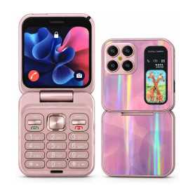 Mini Telephone Portable i18 Pro Dual Nano SIM Violet | Etech-Parts