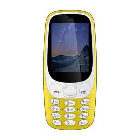 Achetez Téléphone Portable I Kall K28 Jaune 2.4" - Compact, Stylé et Abordable