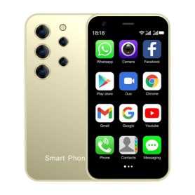 Mini Smartphone S25 - Compact 3G, 2 Go RAM, 16 Go Stockage, Écran 3.0" - Or Neuf | Achat en Ligne