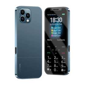 Feature Phone F15 Pro 2G 1200mAh - 4 SIM - Bleu