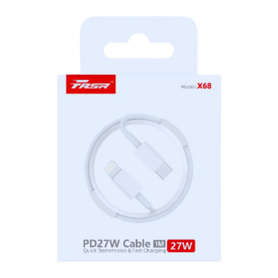 Câble Lightning / Type-C 27W FASR FS-P431 - 1M - Blanc