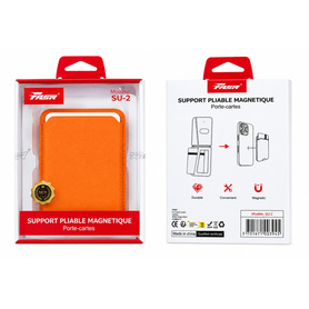 Foldable MagSafe Card Holder FASR SU-2 - Orange