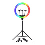 Lumière de remplissage photographique Anneau lumineux portable à batterie pour photo et vidéo 22 pouces - MJ56
