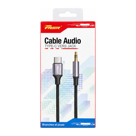 Câble Adaptateur USB-C vers Sortie Jack FASR FS-AB13 - 3.5 mm