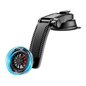 Magnetic Car Phone Holder with 360° Suction Cup Mount