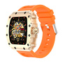 Waterproof and Ultra Long Battery Life Men's Smart Watch with Bluetooth Calls / Health and Fitness Tracking FASR FS-M3 - Orange