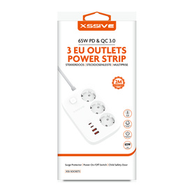 Achetez Prises Secteur 65W PD QC3.0 XSSIVE XSS-SOCKET3 - Recharge Rapide et Fiable