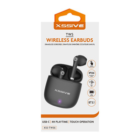 Buy XSSIVE XSS-TWS6B Wireless Earbuds - Black | Superior Sound & Comfort