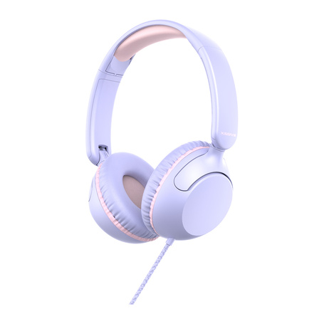 Headphones, Earphones - XSSIVE XSS-KH01PU Wired 3.5 mm Jack Headphones for Kids - Purple, wholesale price