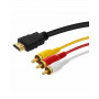 Câble HDMI Mâle / 3 RCA Mâles 1.5m LinQ HD-AV994