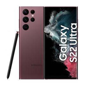 Mobile - Samsung Galaxy S22 Ultra 5G 256 Go Bordeaux, prix de gros