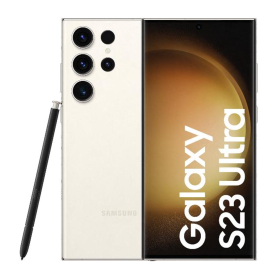 Mobile - Samsung Galaxy S23 Ultra 5G 256 Go Crème, prix de gros
