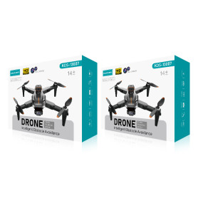 Foldable Dual Camera Drone - KOUVOLSEN KOS-13007 - Black